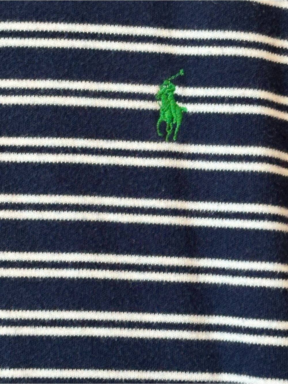 Polo by Ralph Lauren Navy Striped Polo Shirt XL - Picture 2 of 5